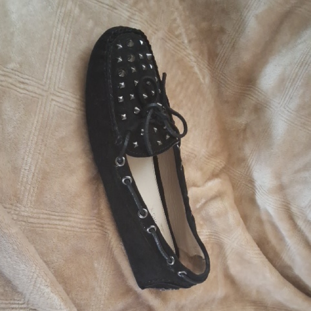 Michael Kors Black Studded Loafers